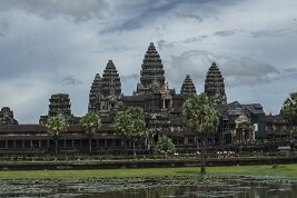 Los famosos templos de Angkor en Siem Reap, Camboya