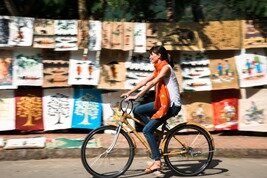 Ciclismo campo a través en Laos