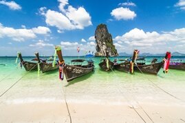 Navegar hasta Krabi, posiblemente la isla más bonita de Tailandia