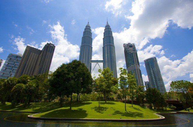 Torres gemelas, las torres Petronas en Malasia